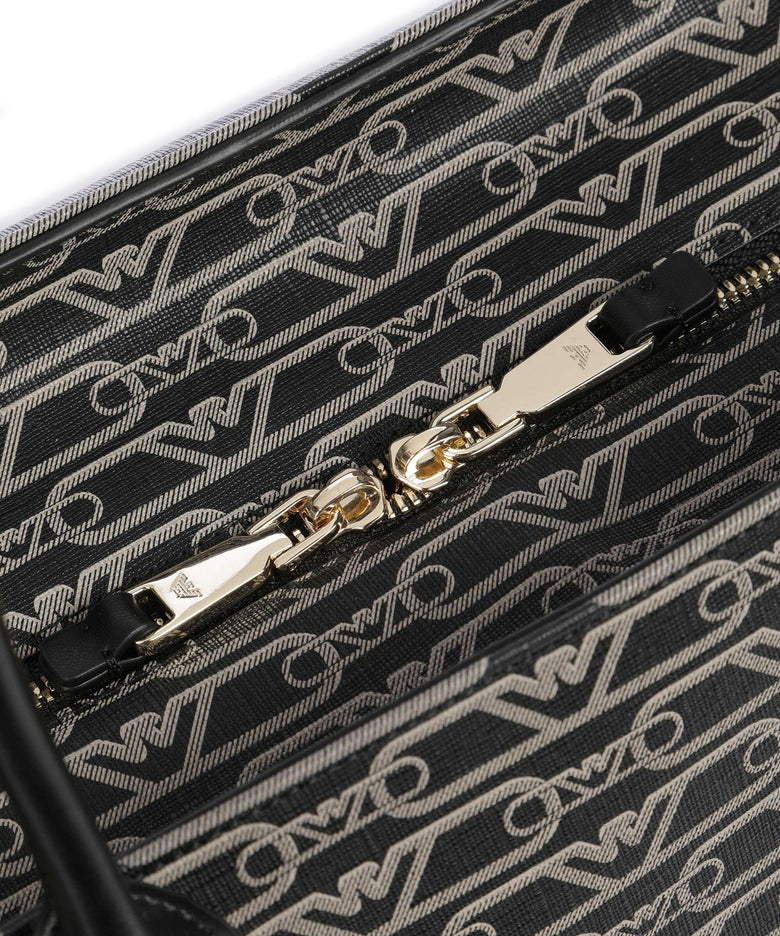 Emporio Armani La Gio Tote bag nero/ecru