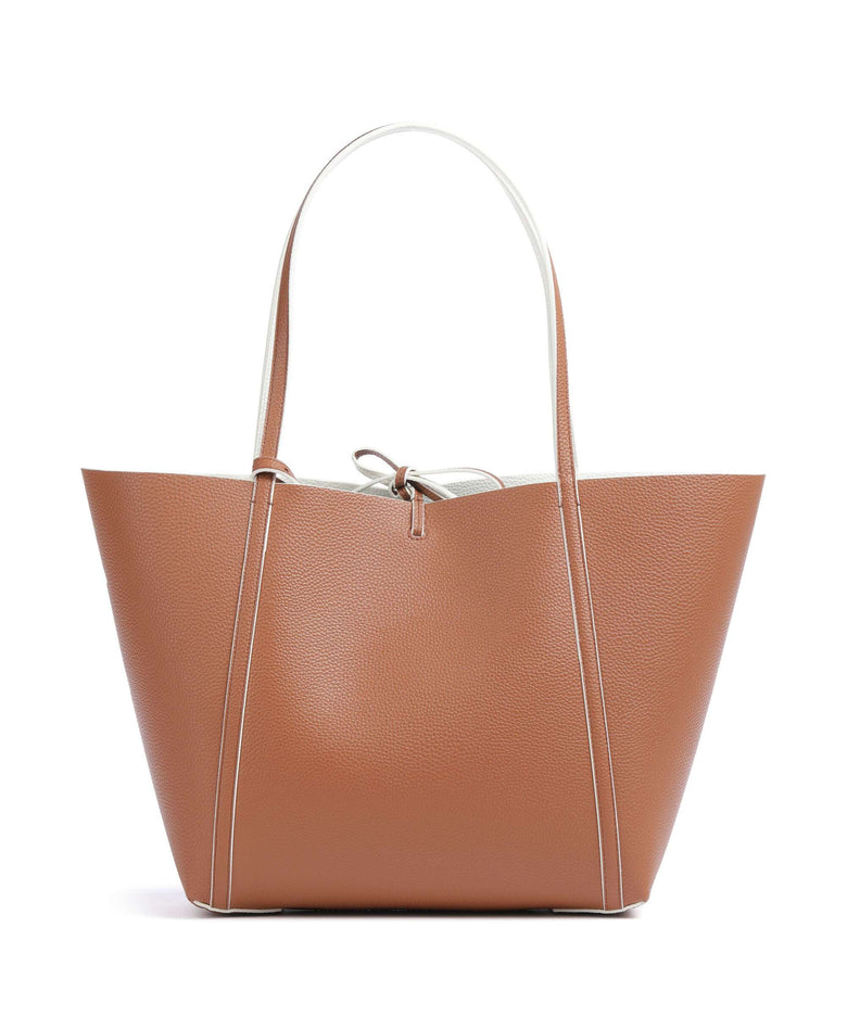 Armani Exchange Angie Tote bag brown/white