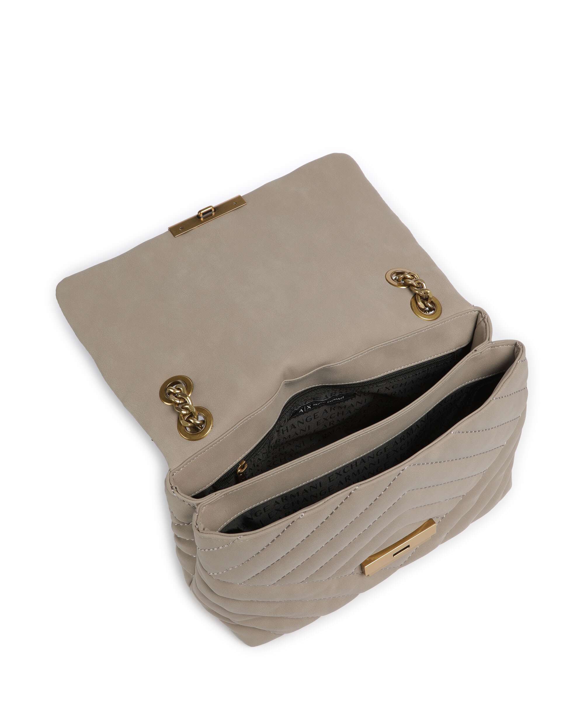 Armani Exchange Victoria M Shoulder bag taupe