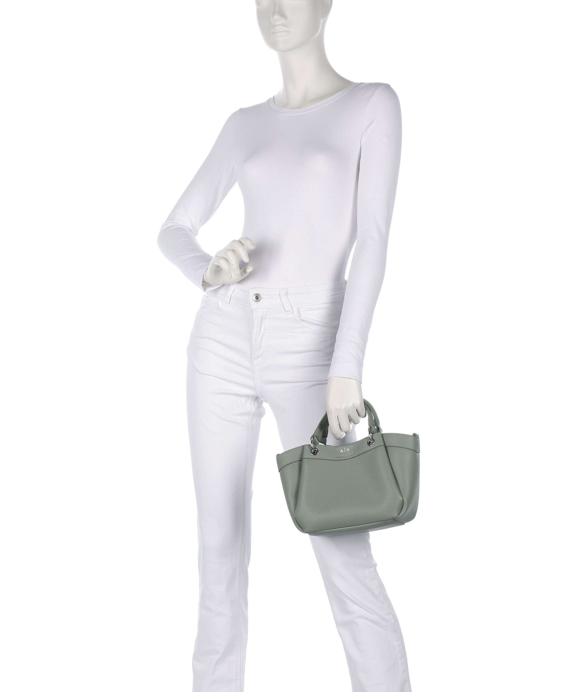 Armani Exchange Wave S Handbag sage