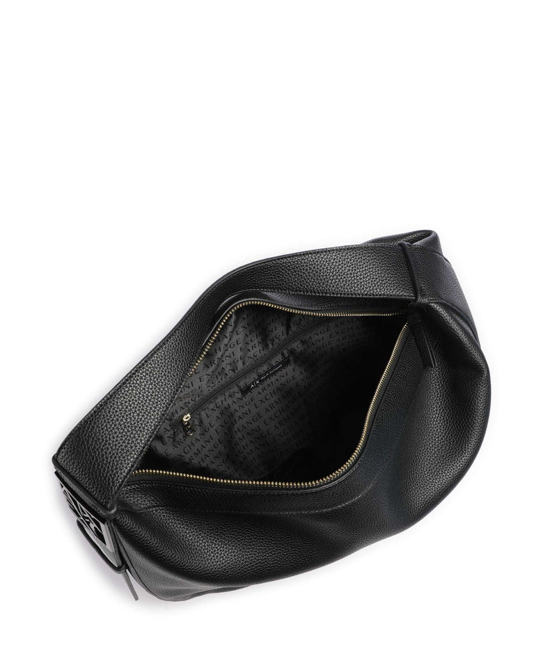 Armani Exchange Susy L Hobo bag black