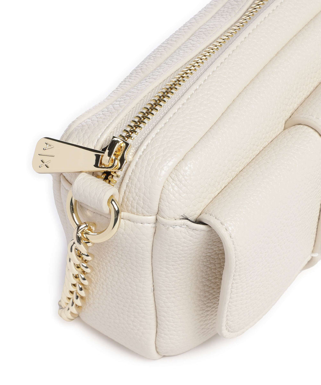 Armani Exchange Susy Soft Crossbody bag offwhite