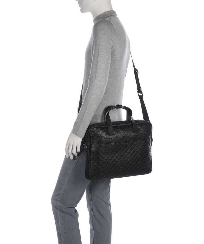 Emporio Armani Minorca Briefcase black beauty