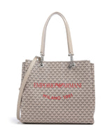 Emporio Armani Annie Borsa shopper ecru/moro/rosso
