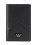 Emporio Armani Premium Nappa Porta carte di credito black beauty