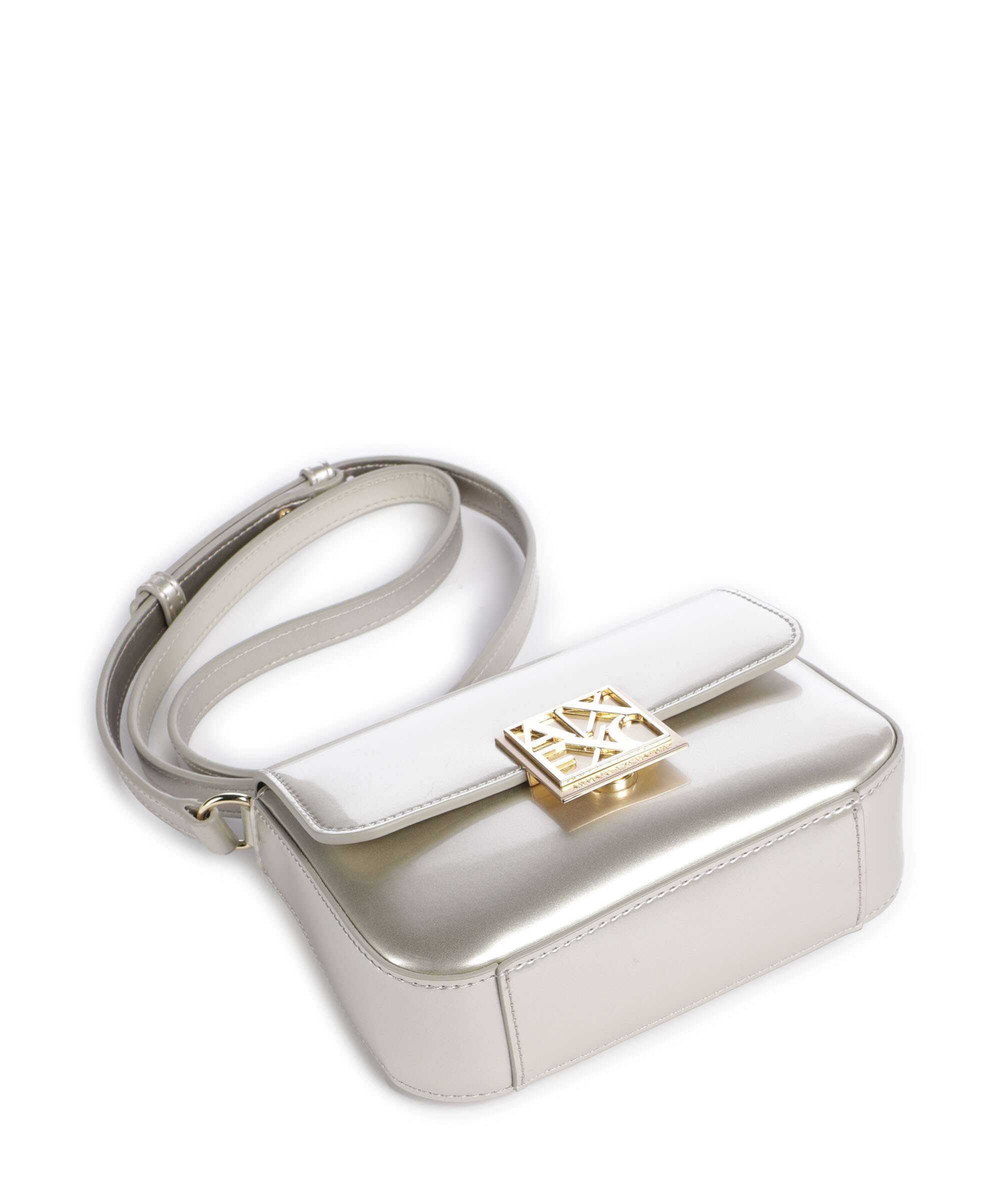 Armani Exchange Amy S Crossbody bag light gold