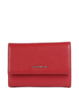 Coccinelle Metallic Soft RFID Geldbörse ruby
