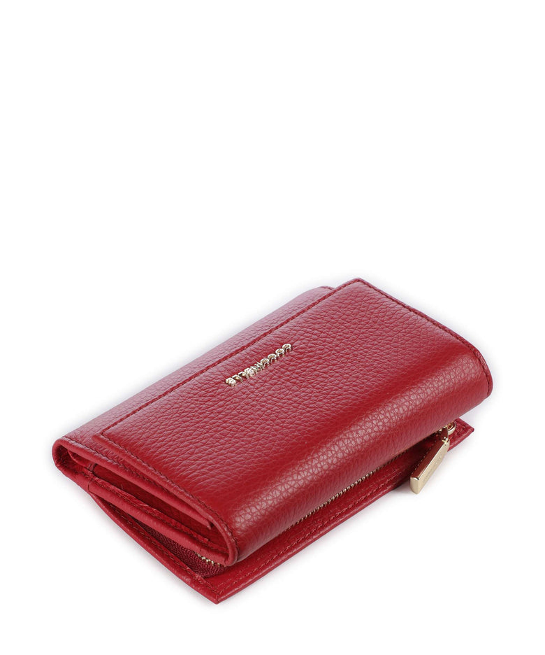 Coccinelle Metallic Soft Wallet ruby