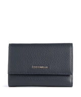 Coccinelle Metallic Soft RFID Geldbörse midnight blue