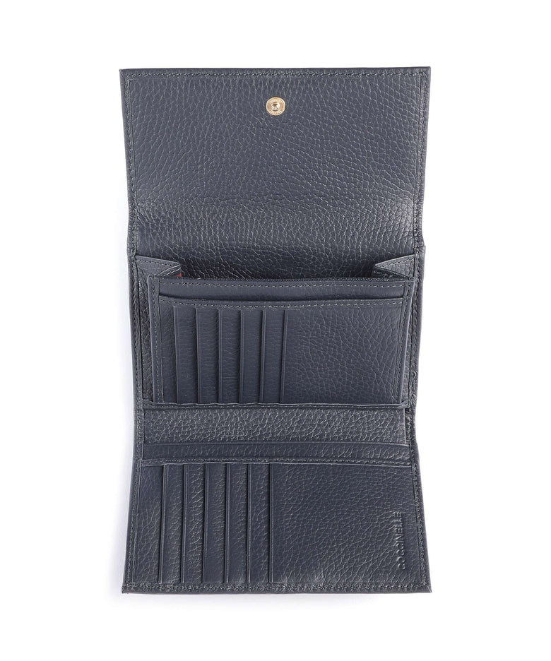 Coccinelle Metallic Soft Wallet midnight blue