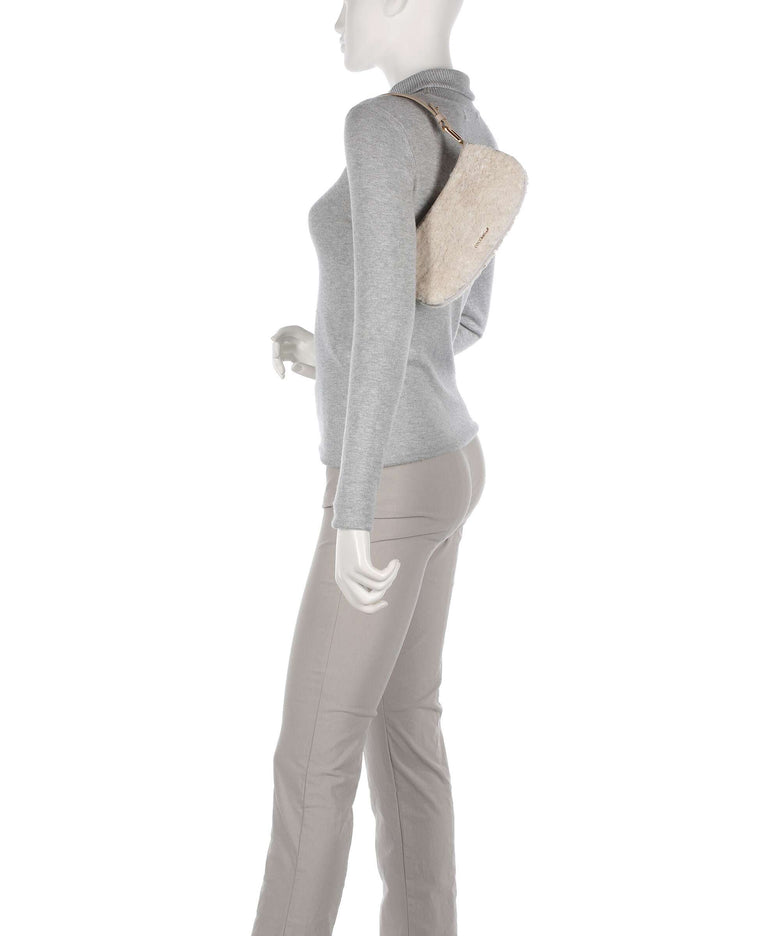 Coccinelle Merveille Astrakan Shoulder bag natural