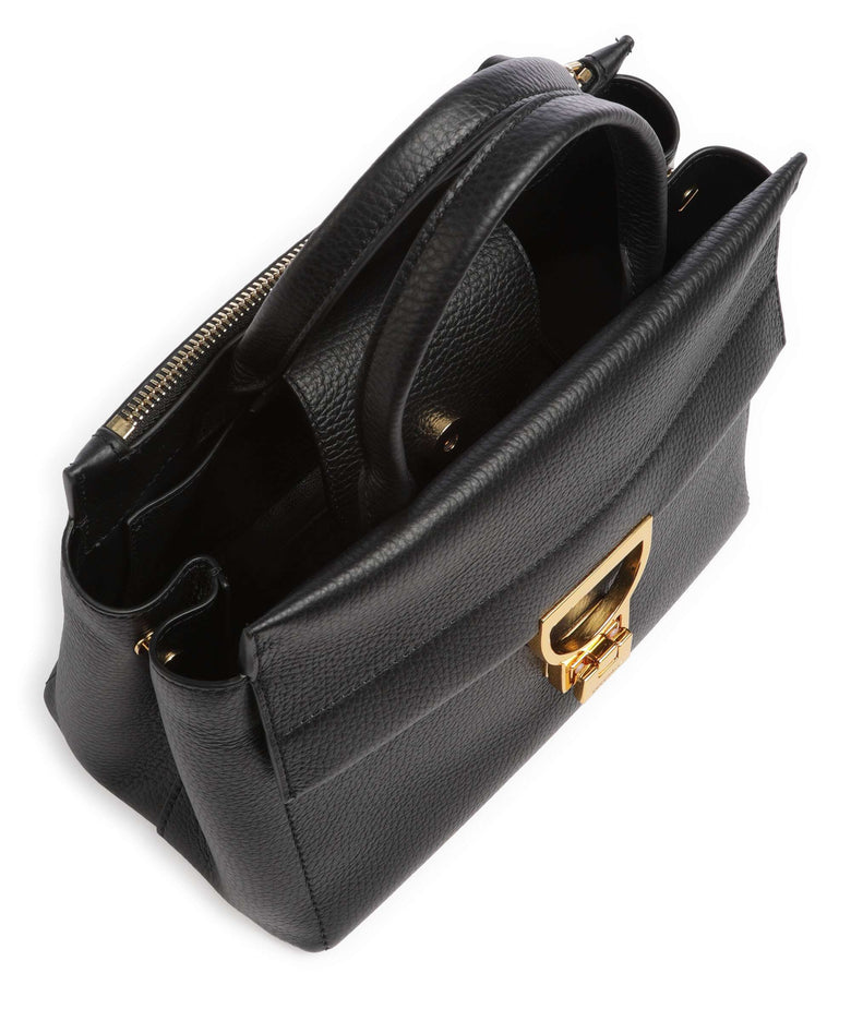 Coccinelle Arlettis Signature Handbag noir