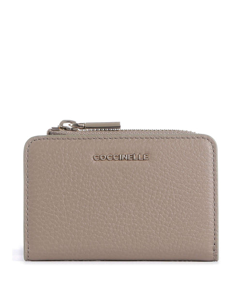 Coccinelle Metallic Soft Wallet warm taupe