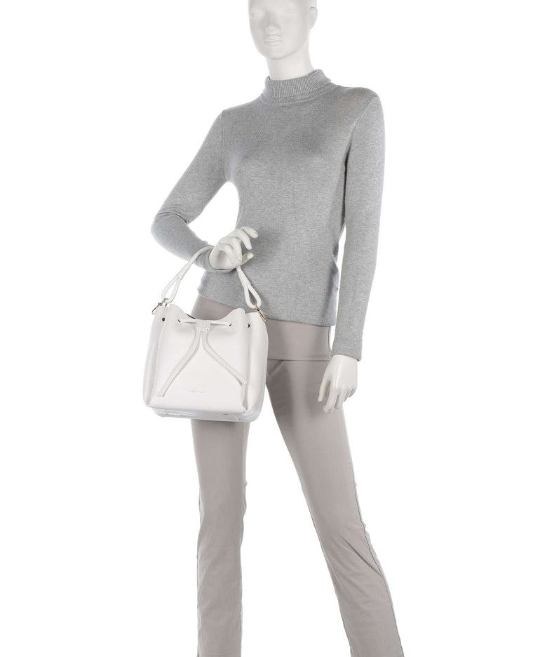 Coccinelle Eclyps Bucket bag brillant white