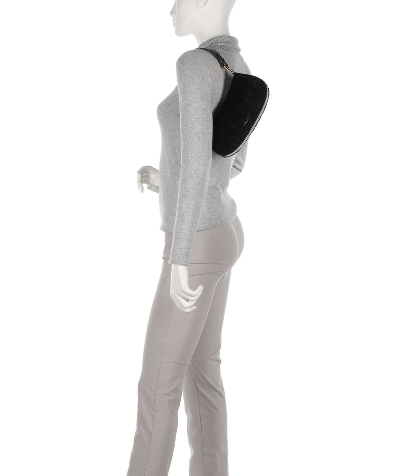 Coccinelle Merveille Astrakan Shoulder bag noir