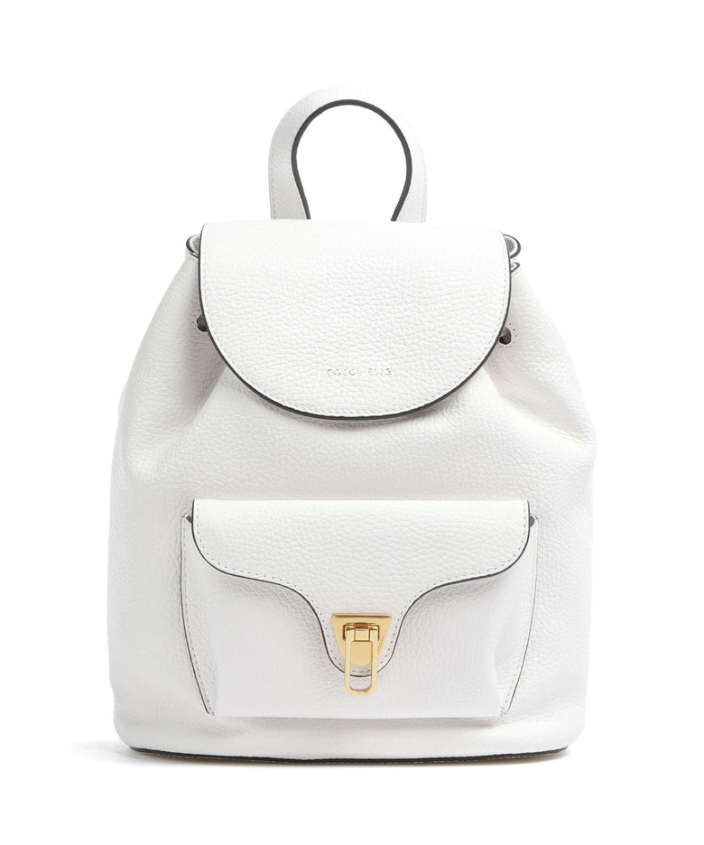 Coccinelle Beat Soft Backpack brillant white