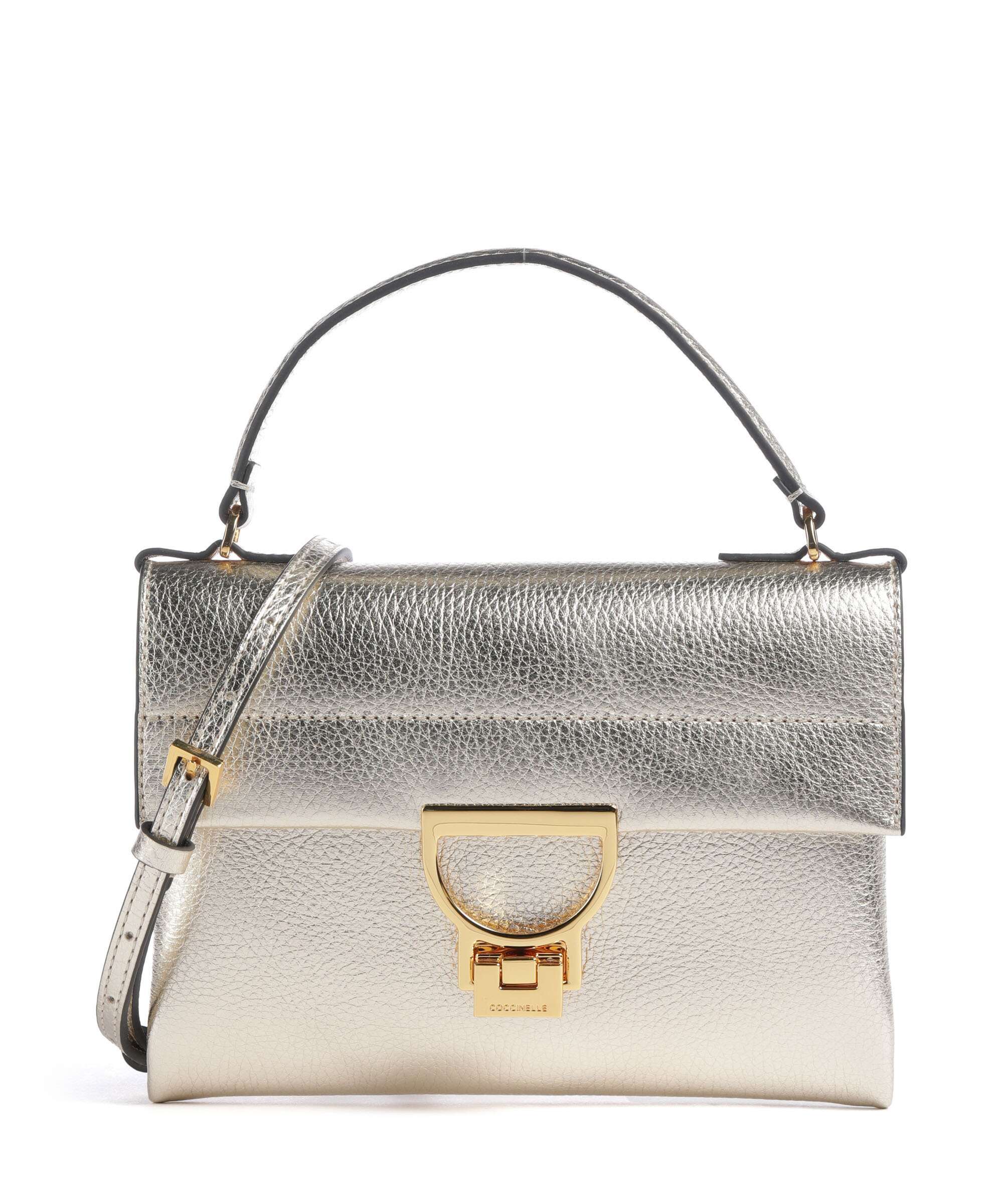 Coccinelle Arlettis Handbag pale gold