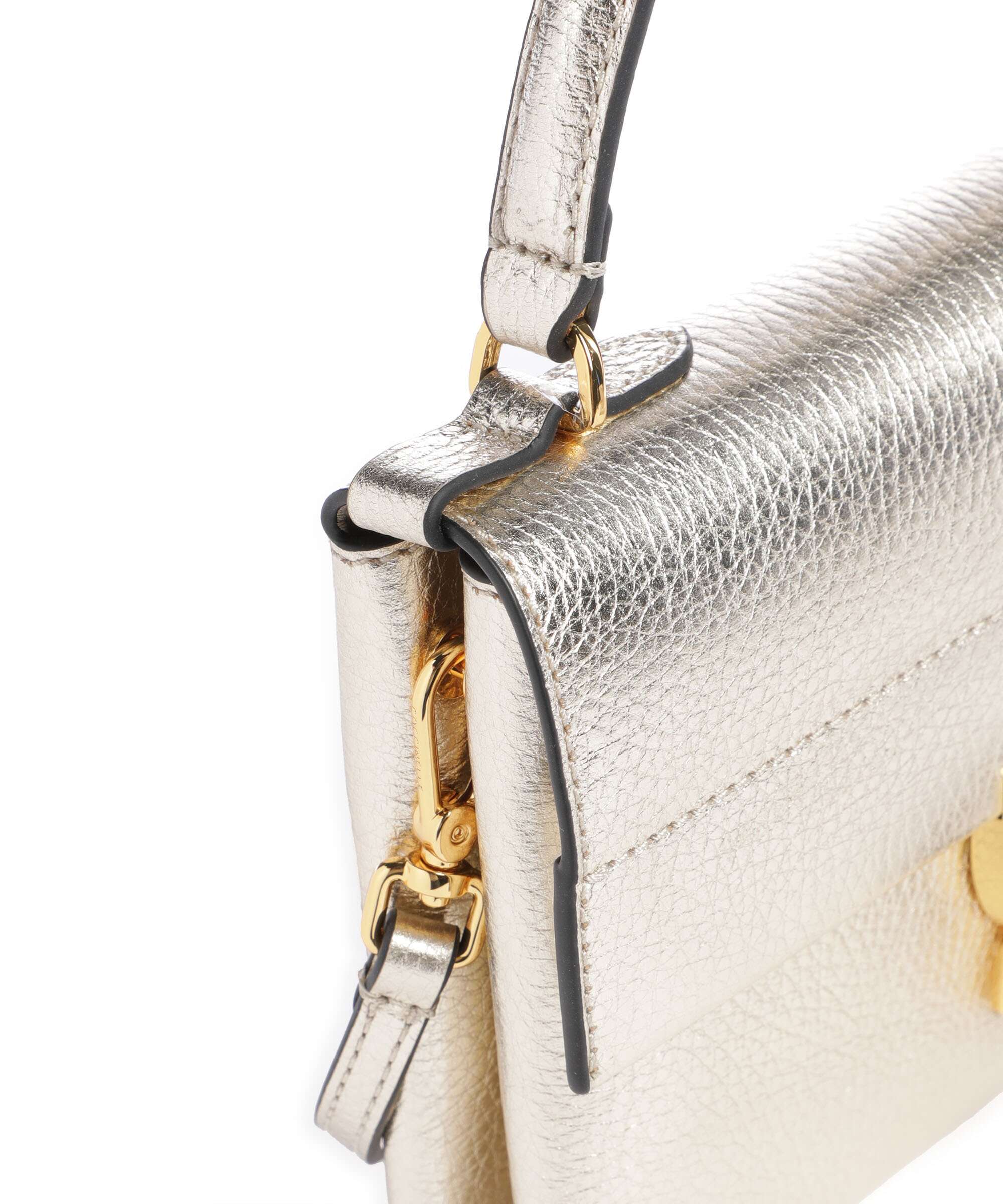 Coccinelle Arlettis Handbag pale gold