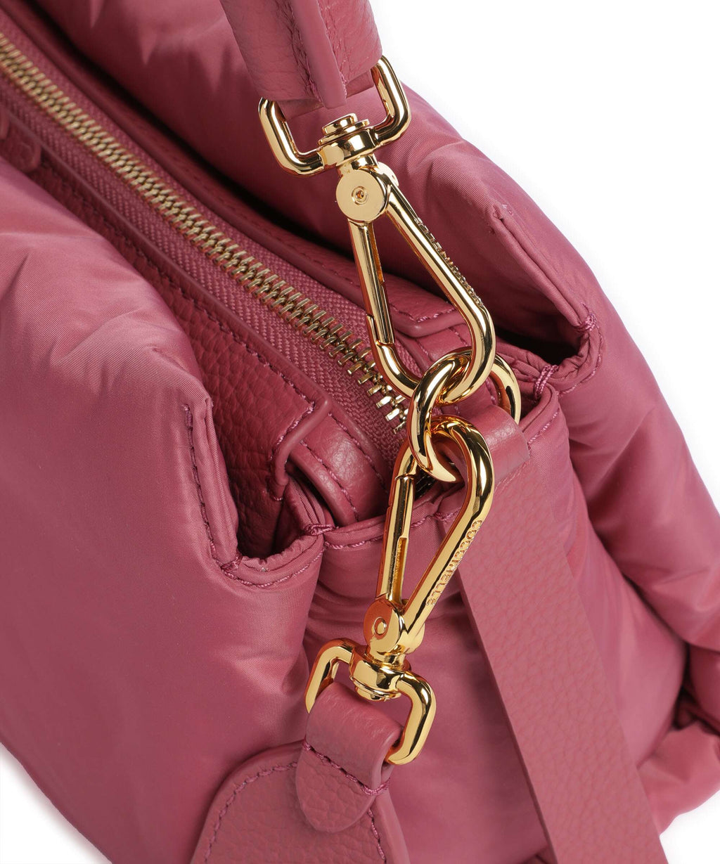 Coccinelle Boheme Puffy Nylon Handbag rosewood