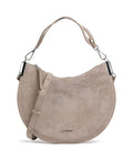 Coccinelle Sunup Suede Hobo bag warm taupe