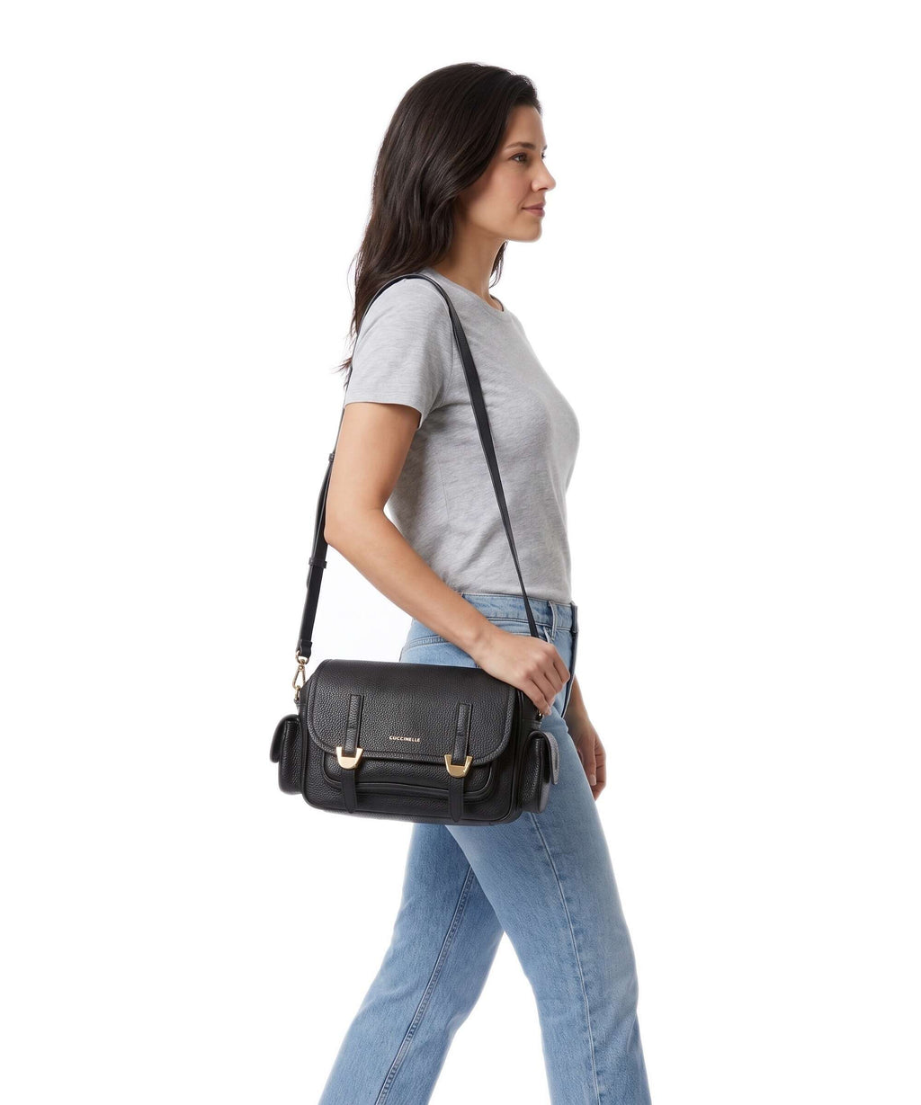 Coccinelle Campus Crossbody bag noir