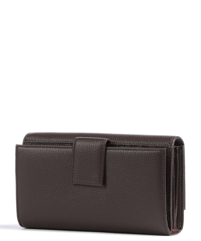 Coccinelle Metallic Soft Wallet fondant brown