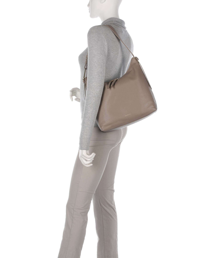 Coccinelle Malory Hobo bag warm taupe
