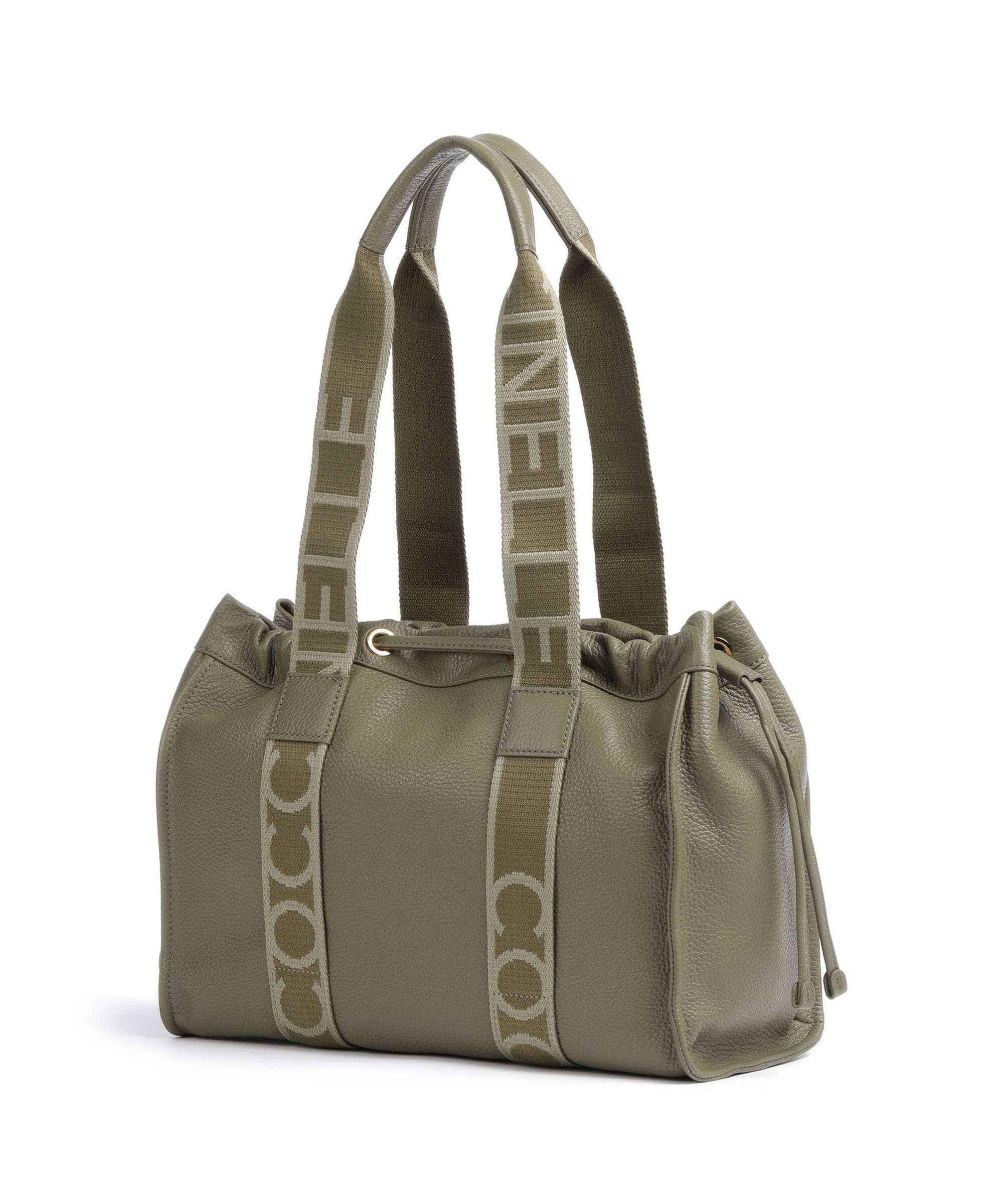 Coccinelle Signature 2Day Tote bag laurel green