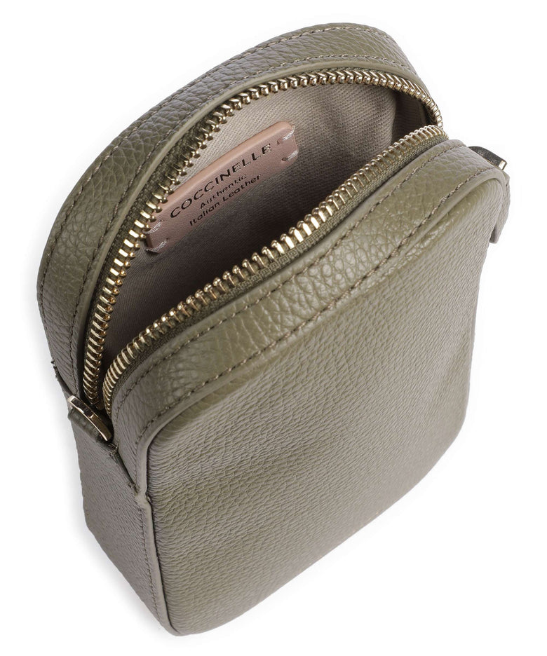 Coccinelle Tebe Phone bag laurel green