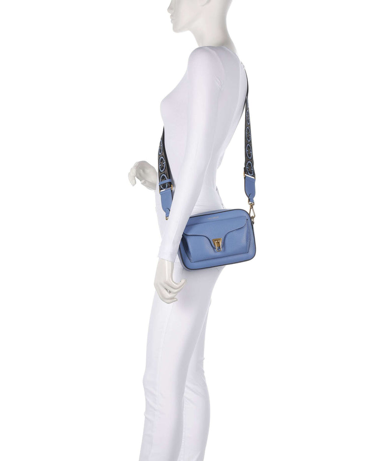 Coccinelle Beat Soft Ribbon Crossbody bag azul