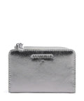 Coccinelle Metallic Smooth Metal Wallet silver