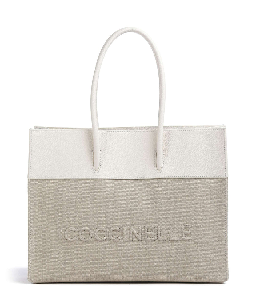 Coccinelle Myrtha Tote bag natural/blanco