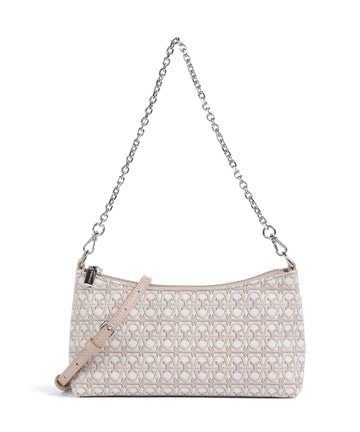 Coccinelle Aura Monogram Sac porté épaule multicolour/blanco/rosette