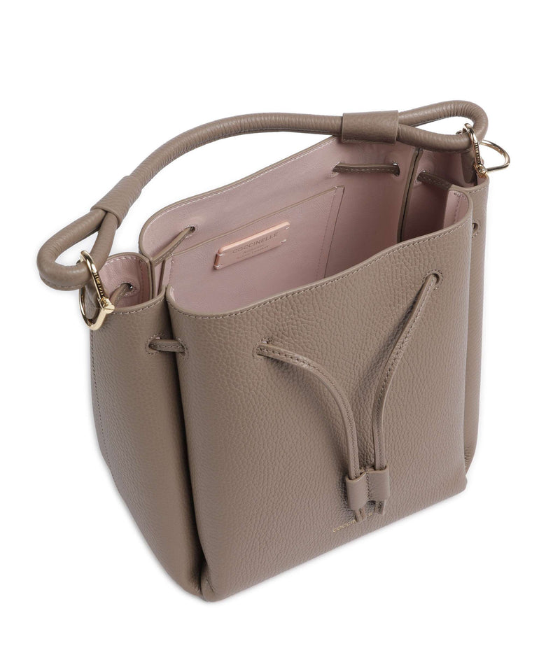 Coccinelle Eclyps Bucket bag warm taupe