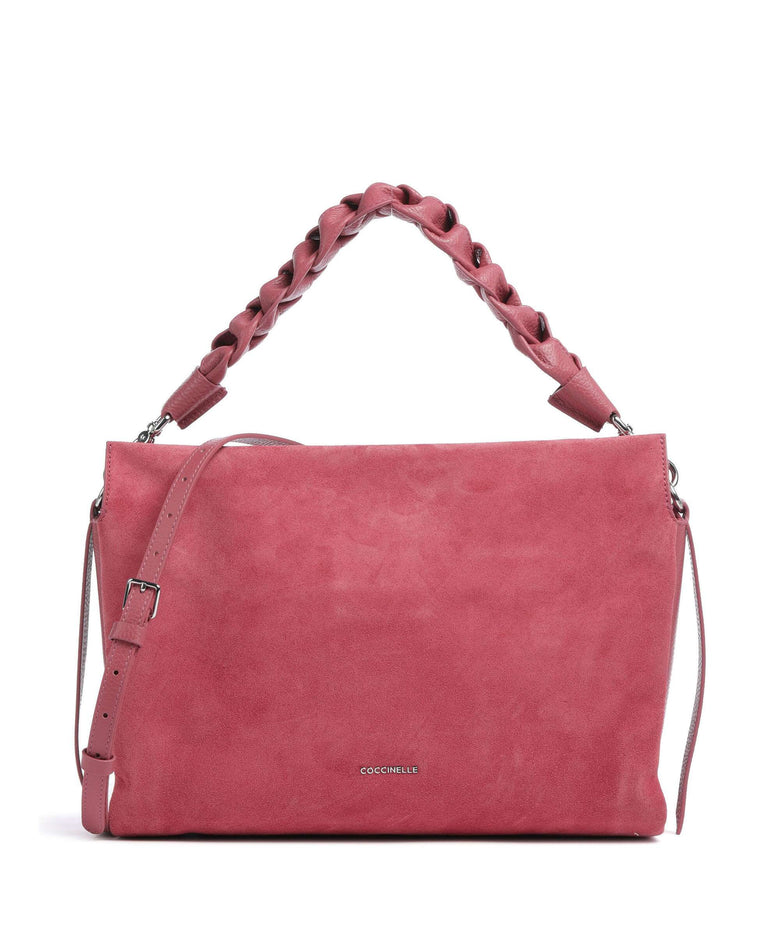 Coccinelle Boheme Suede Hobo bag rosewood