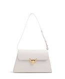 Coccinelle Dew Schultertasche blanco