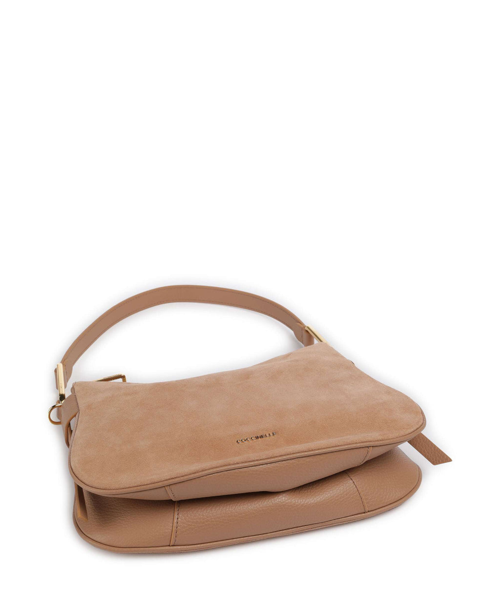 Coccinelle Magie Suede Hobo bag skin