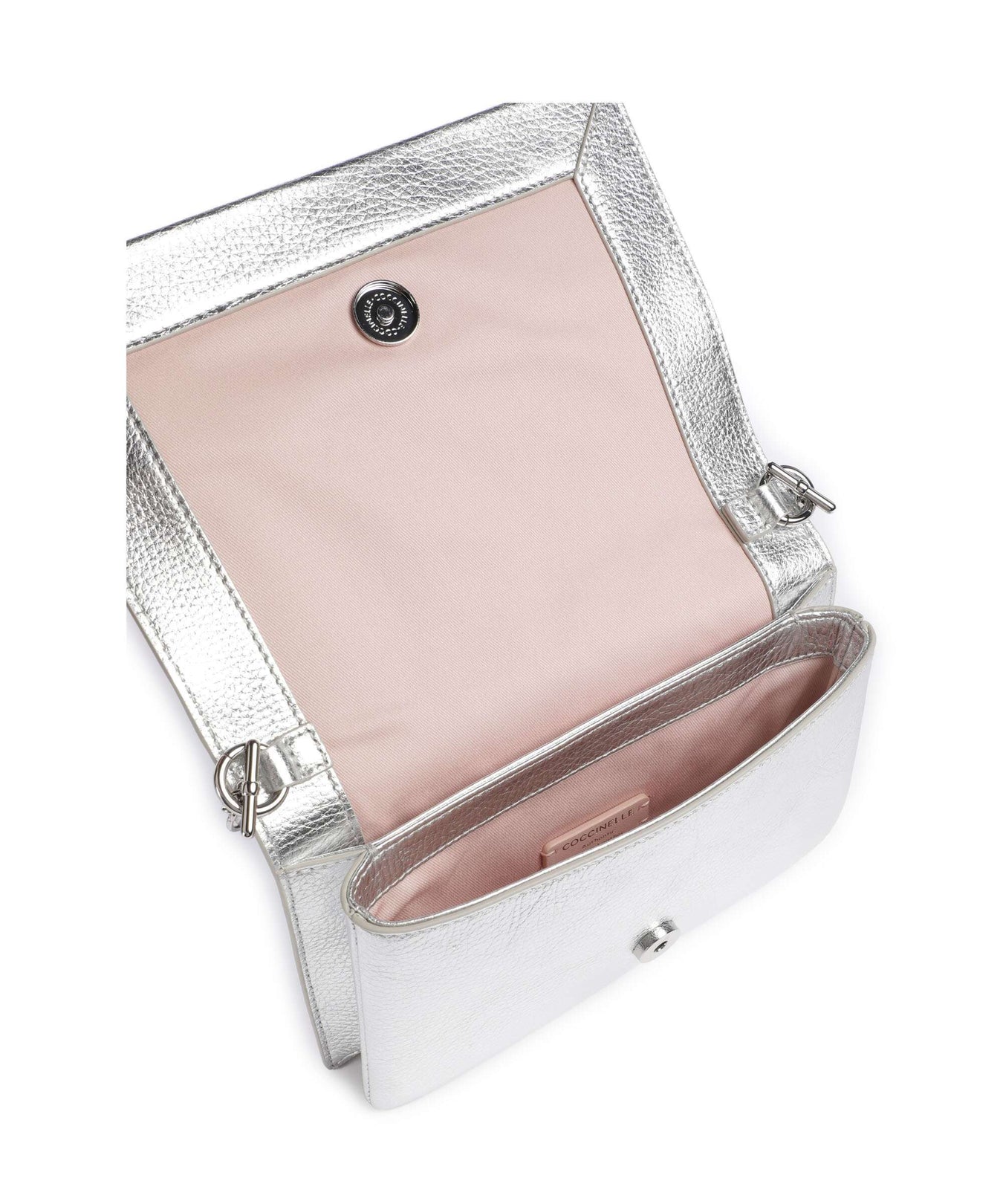 Coccinelle Dandy Crossbody bag silver