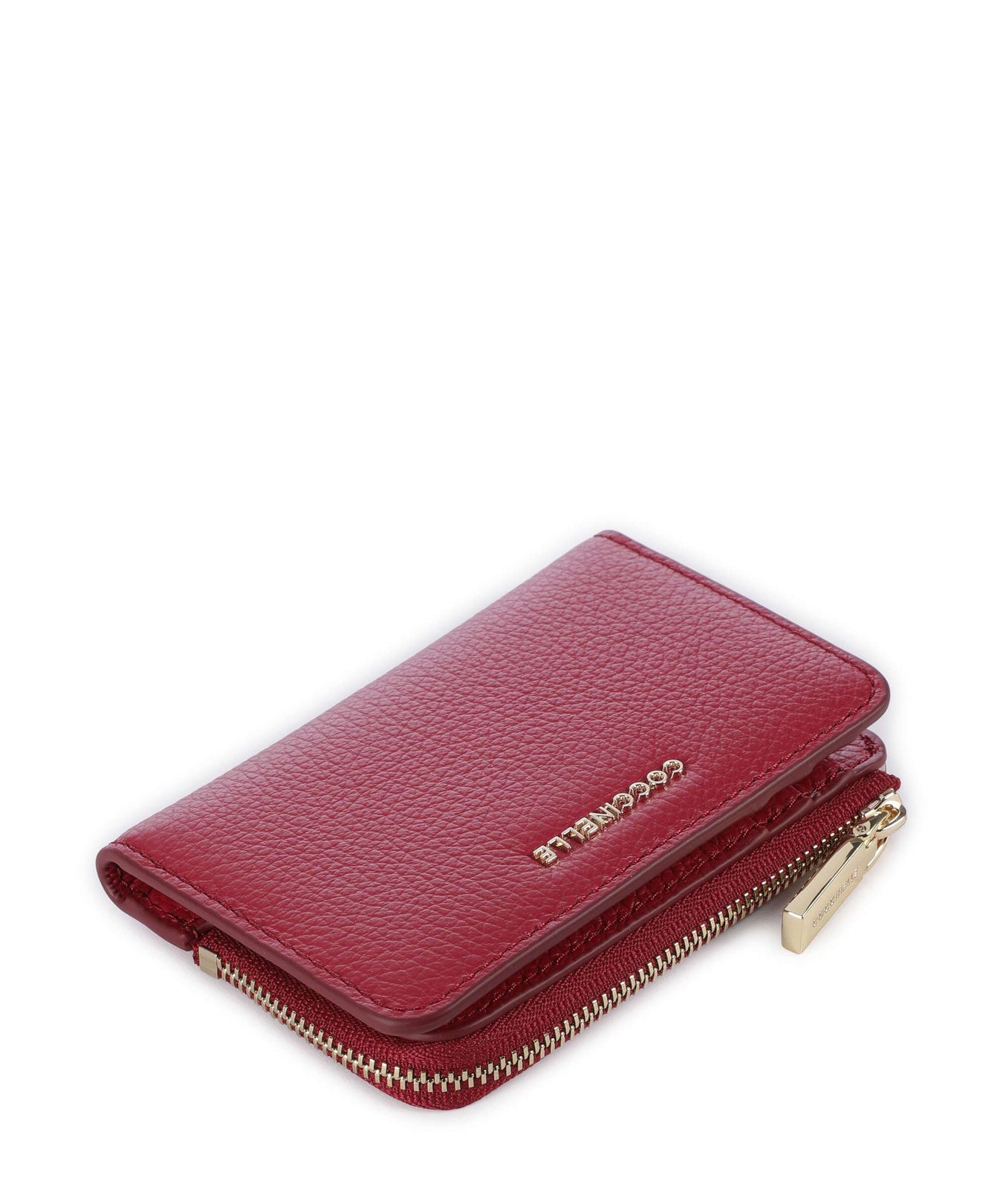 Coccinelle Metallic Soft Wallet sangria