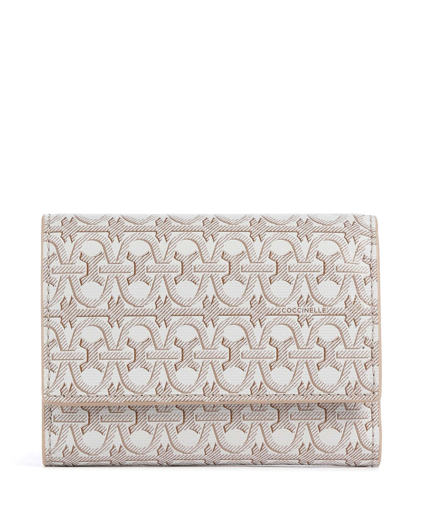 Coccinelle Metallic Monogram Wallet multicolour/blanco/rosette
