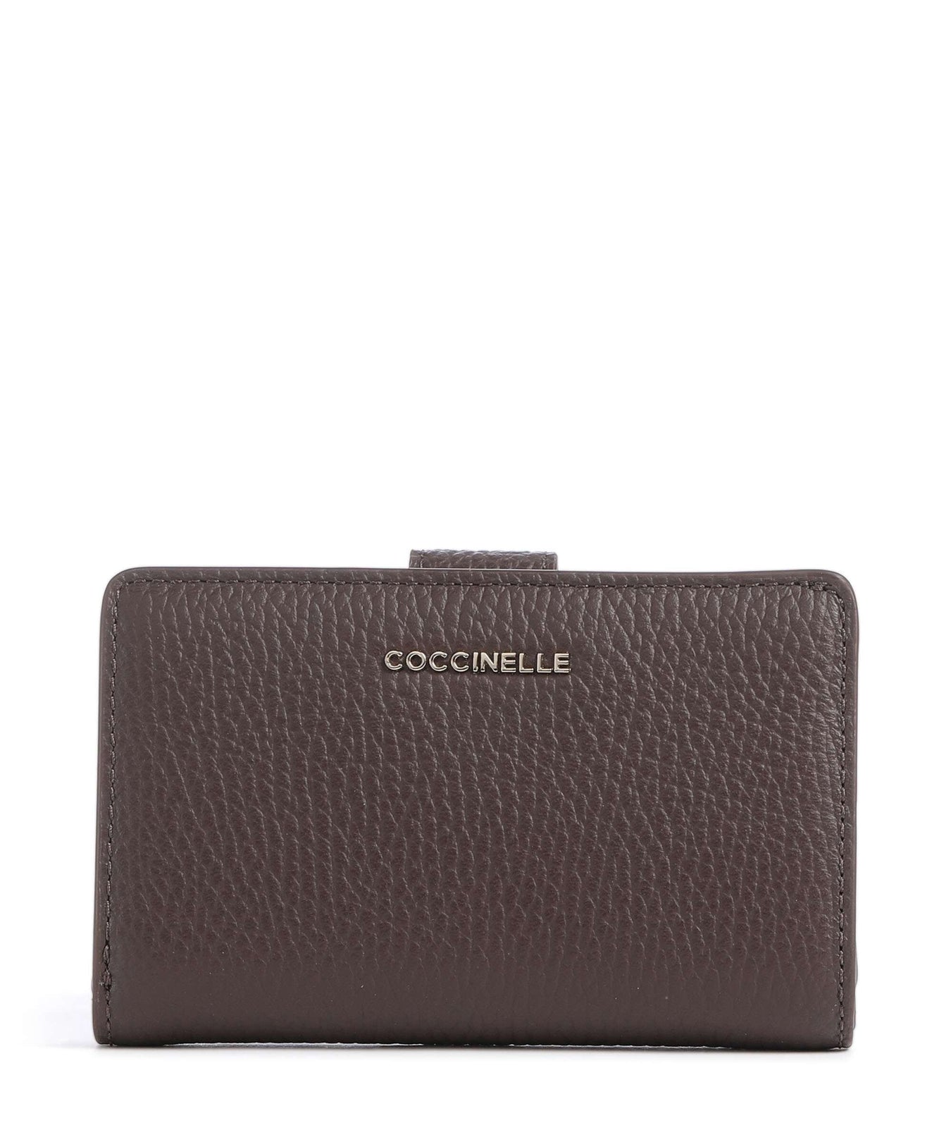 Coccinelle Metallic Soft Wallet brunette