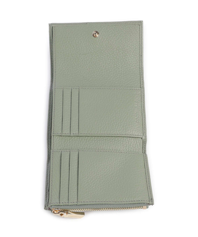 Coccinelle Metallic Soft RFID Wallet greenery