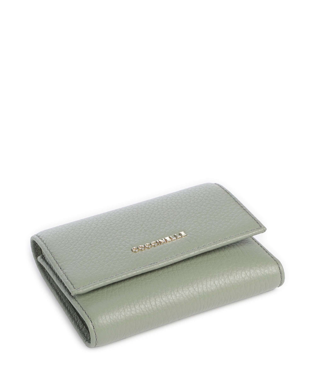 Coccinelle Metallic Soft Wallet greenery