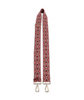 Coccinelle Nastro Monogram Tricolor Bag strap pink/rib