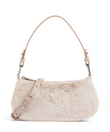 Coccinelle Merveille Synthetic fur Borsa a spalla natural/rosette