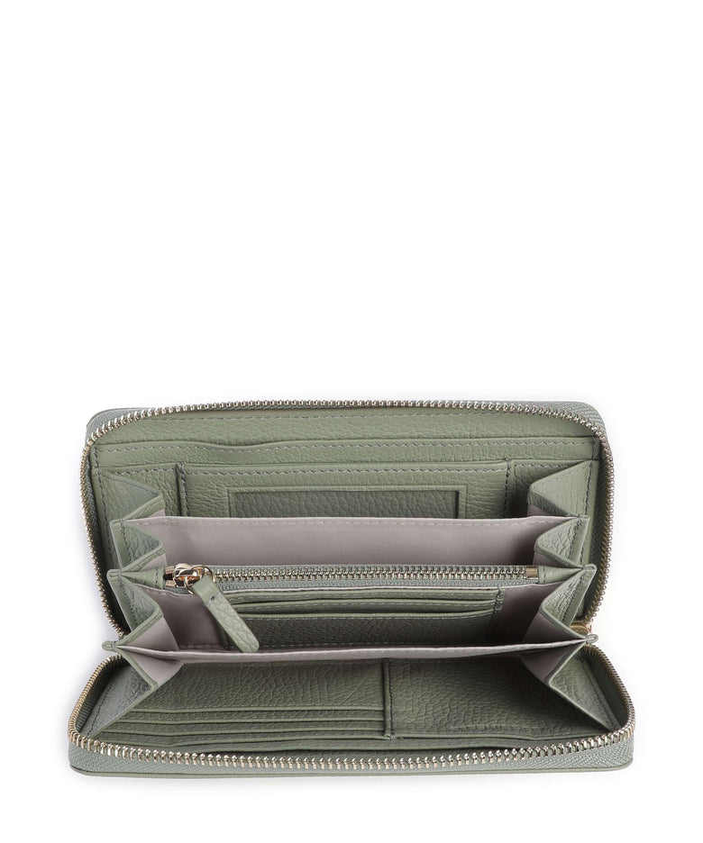 Coccinelle Metallic Soft Wallet greenery