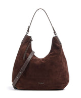 Coccinelle Rebekka Suede Beuteltasche brunette