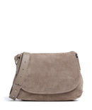 Coccinelle Rebekka Suede Borsa a spalla warm taupe