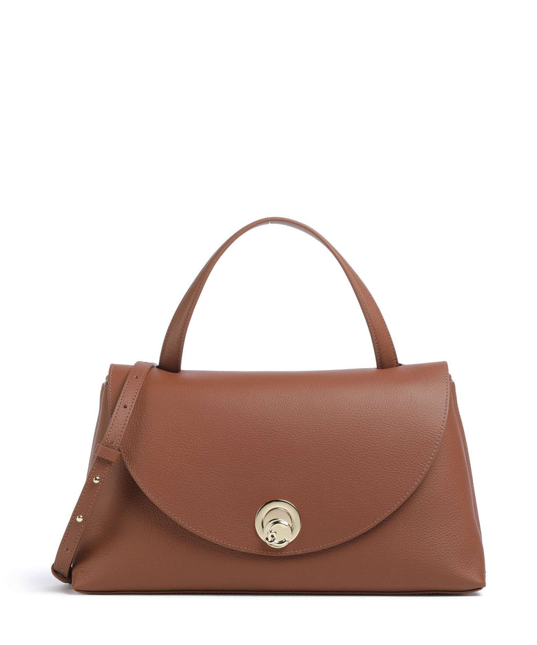 Coccinelle Nikla Handbag cognac/noir