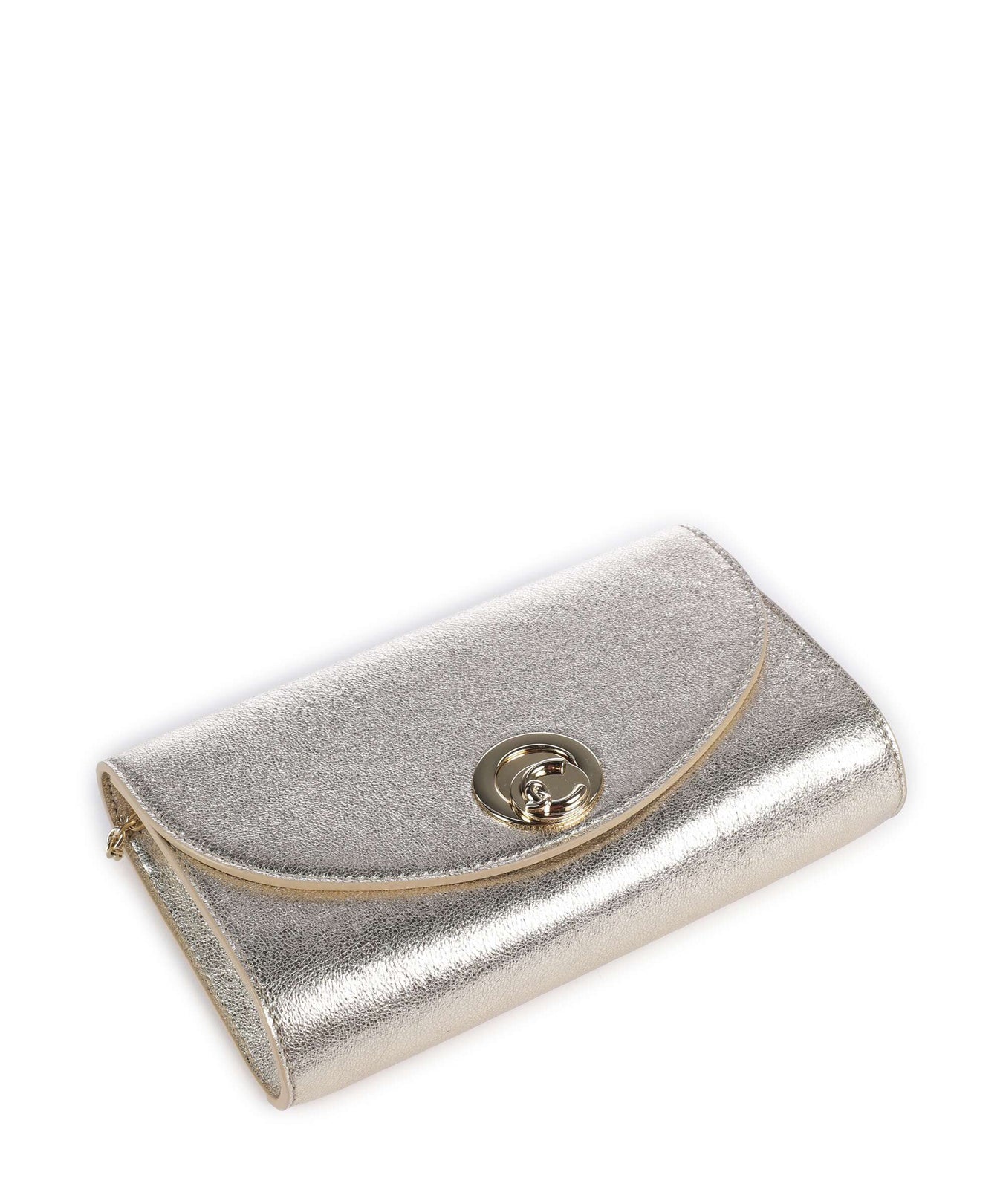 Coccinelle Nikla Smooth Crossbody bag pale gold